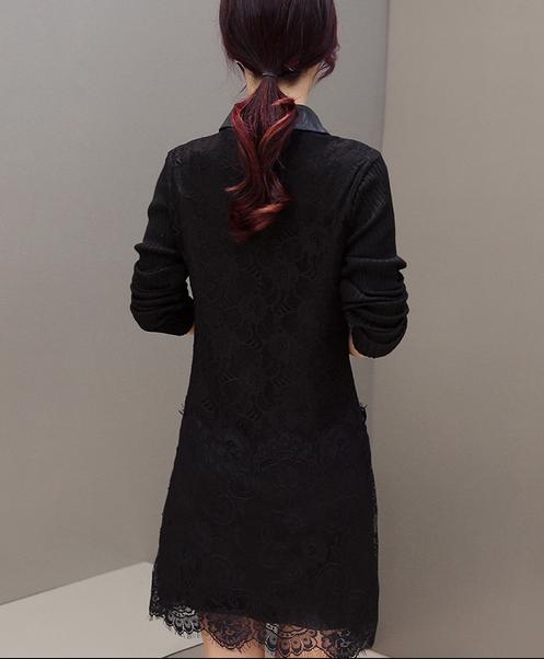 2015新款打底蕾丝长袖,今年最爆款加绒蕾丝打底