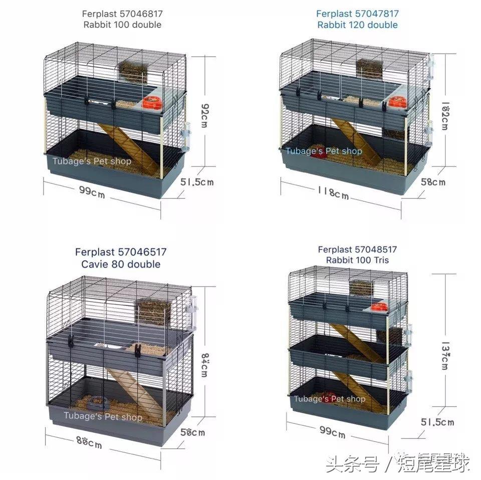 兔兔需要买多大的兔笼,兔兔的专用兔笼