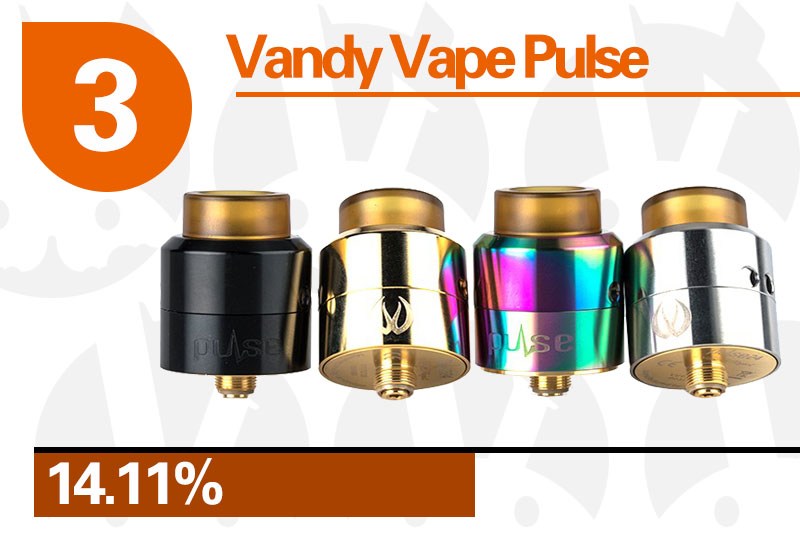 英国2017*子烟电**大奖的重头戏来了，RDA雾化器TOP10榜单出炉