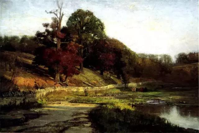 意象油画名家作品,当代中国油画名家写生风景