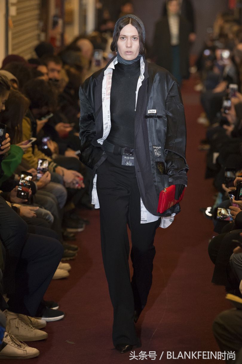 时装周eliesaab秀场,vetements男装发布会