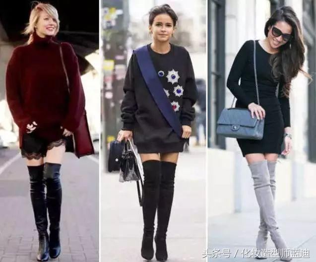 过膝长靴怎么穿搭才高级,过膝长靴怎么搭衣服