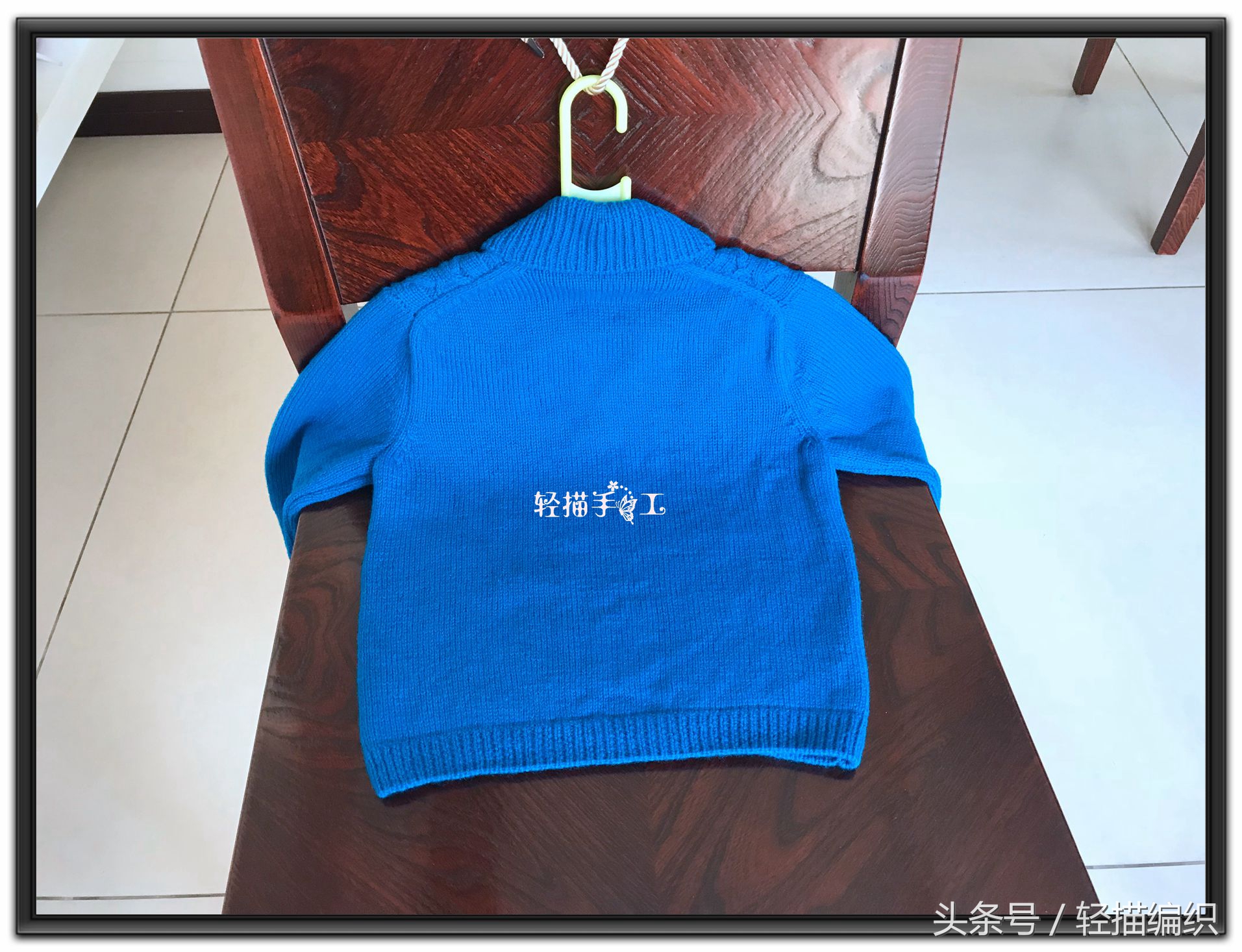 儿童立领polo衫森系,儿童青果领套头衫