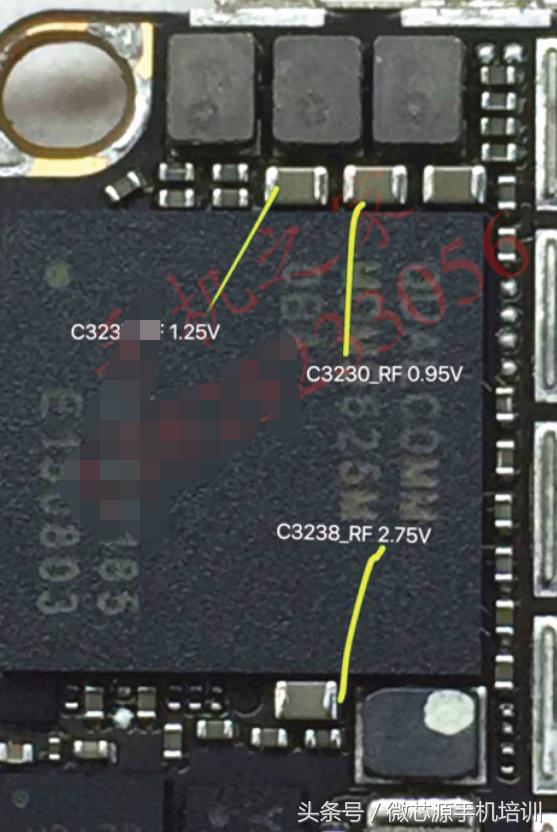 6p主板基带维修,6p无基带供电正常
