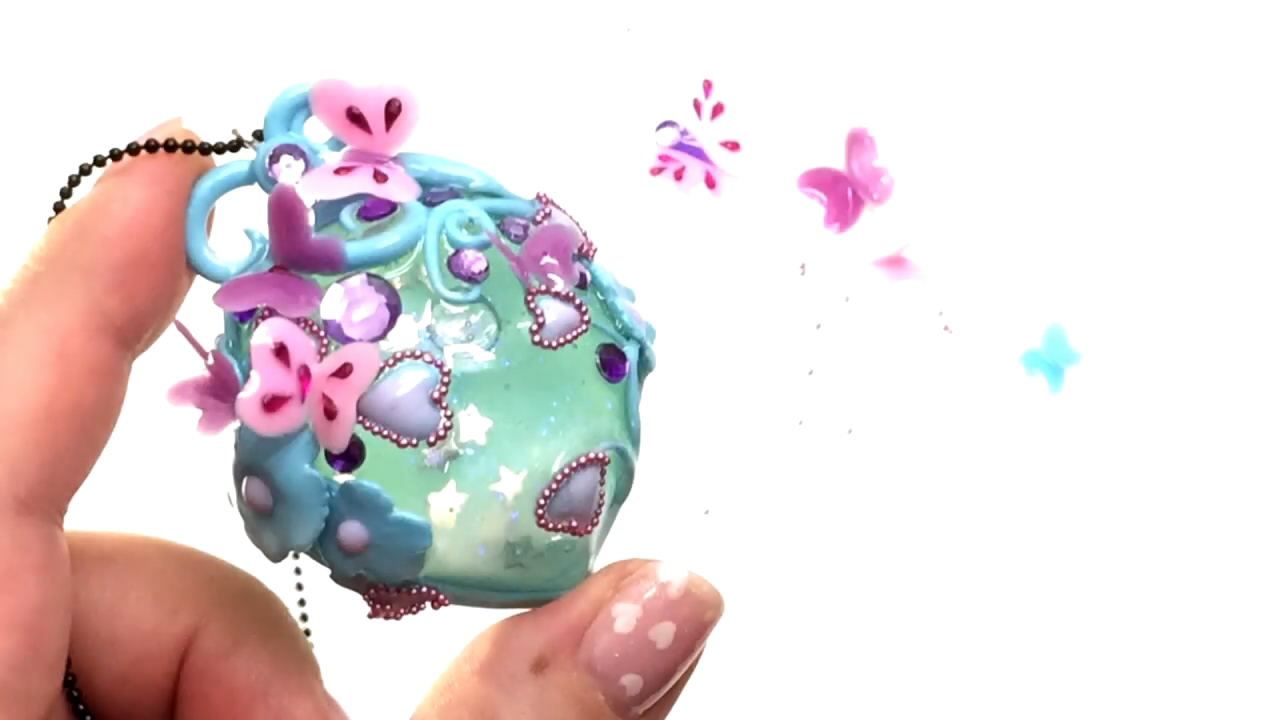 diy手工制作钥匙链教程,用粘土制作可爱的钥匙链