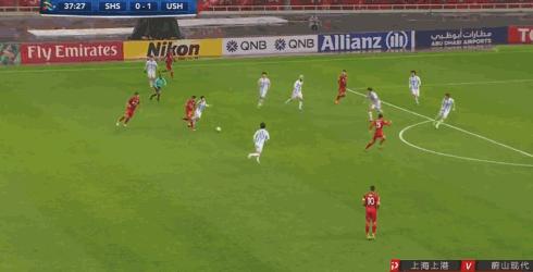 亚冠上港2-2蔚山现代,武磊上港奥斯卡梅开二度