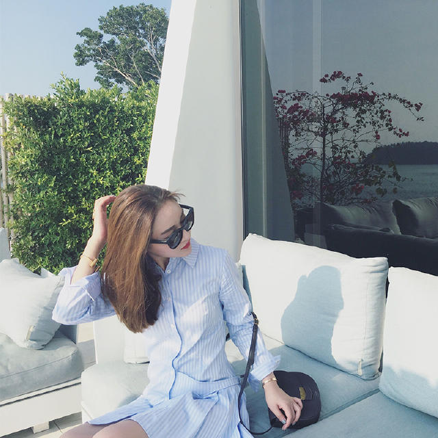 衬衫裙女高级感穿搭,衬衫裙如何穿搭