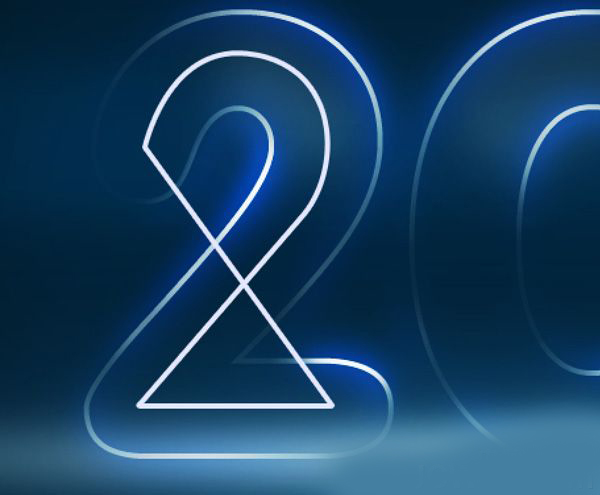 ps多层次色彩霓虹字制作,ps蓝色火焰字教程