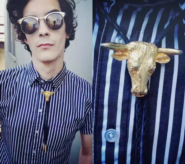 波洛领带结构,波洛领带佩戴方式