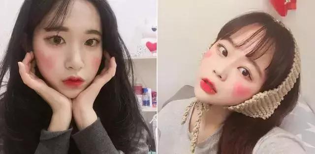 有爱心的腮红,lilybyred爱心腮红黄黑皮