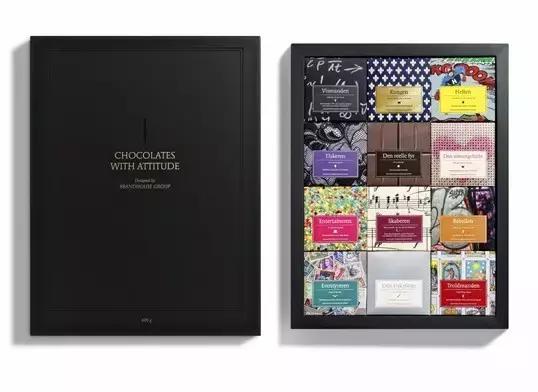 汇包装云效果,高端巧克力包装设计