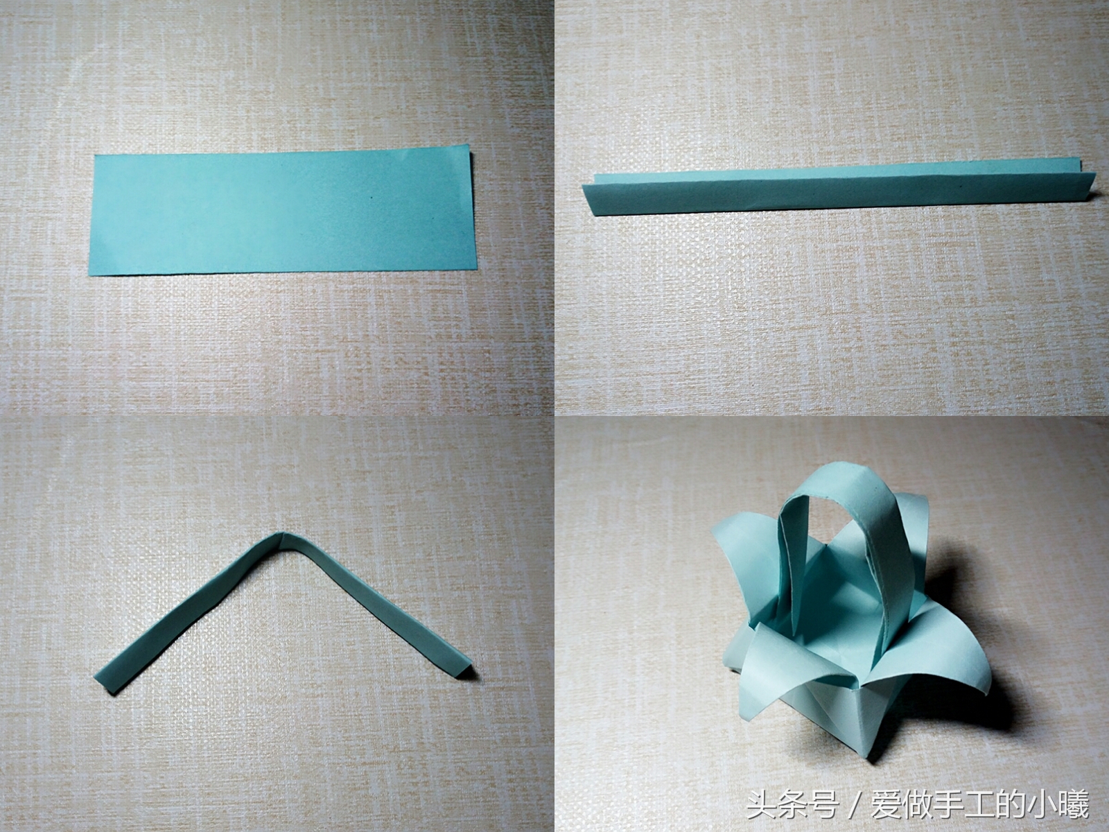 花篮简单手工折纸,折纸花篮简单教程