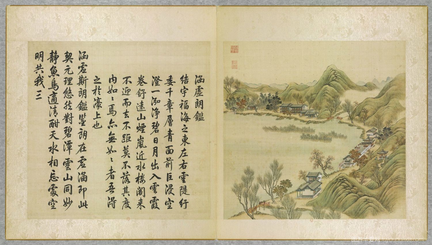 圆明园各个景点的复原图,图游华夏