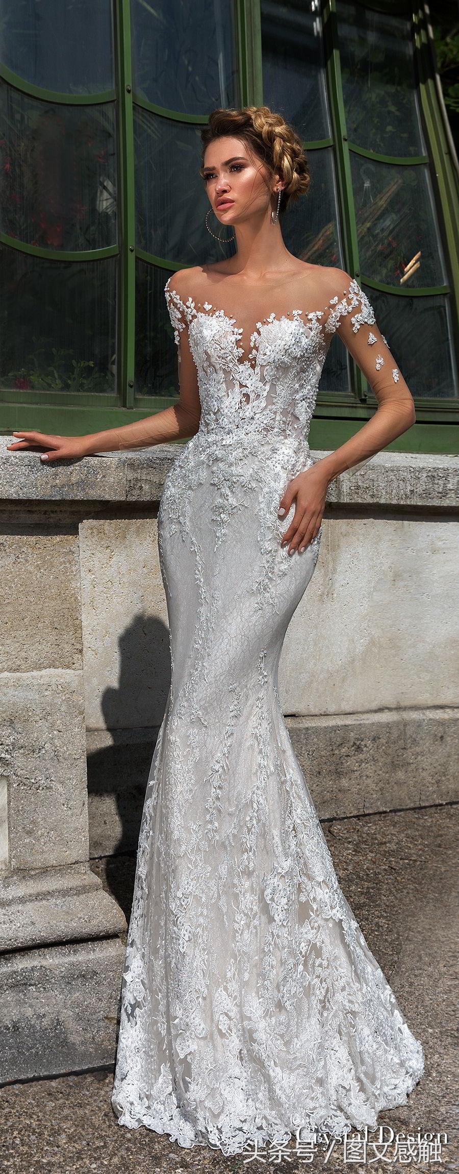 水晶设计2018婚纱“皇家花园”及高级定制新娘礼服
