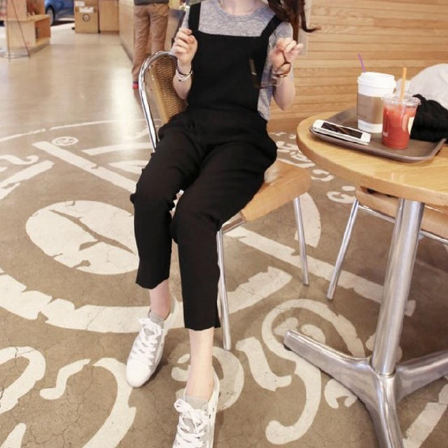 穿对裤子了么背带下面都是腿