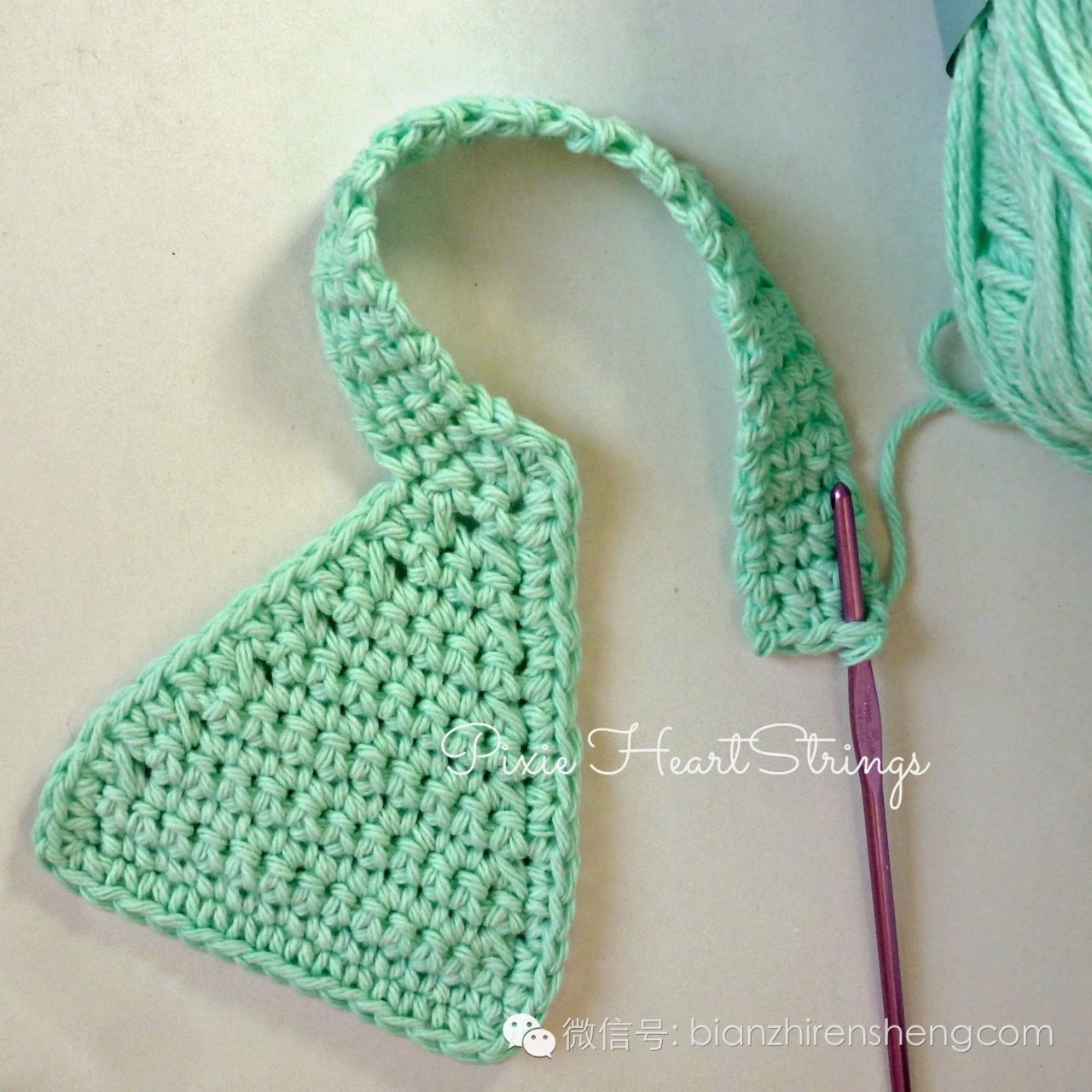 钩针钩狗狗怎么钩,大狗狗钩针教程