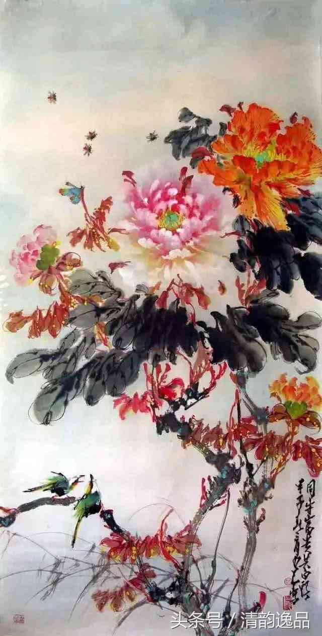 赵少昂岭南画派国画花鸟,岭南画派十大名家名单赵少昂