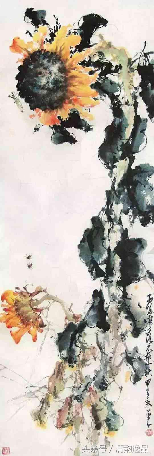 岭南著名画家赵少昂绘画视频,岭南画派十大名家名单赵少昂