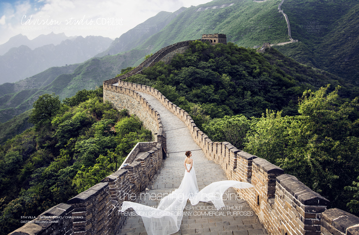 2016年旅行者之选—全球最佳地标性景点:CD视觉长城婚纱照