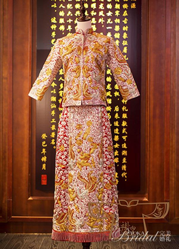 新娘穿龙凤褂有什么讲究,微胖新娘龙凤褂怎么挑选