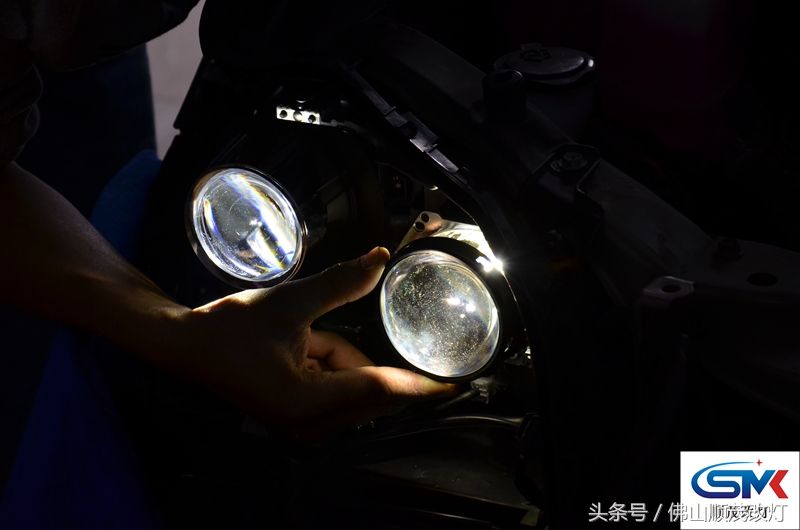 雷克萨斯es低配换led灯,汽车led灯太亮总是被误以为远光灯