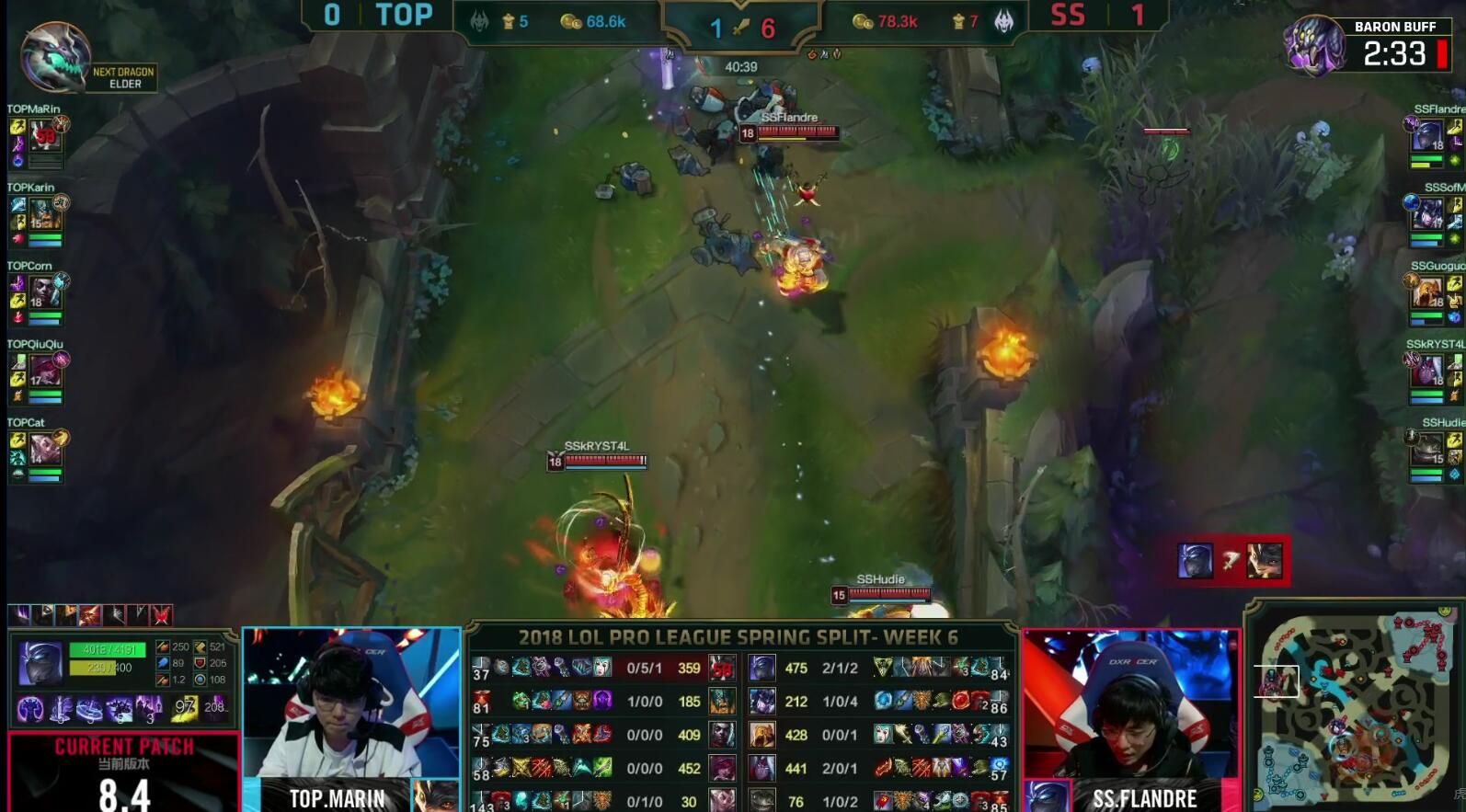 Marin梦回S6惨遭SS疯狂军训，网友：再度欢迎Marin来到LPL！