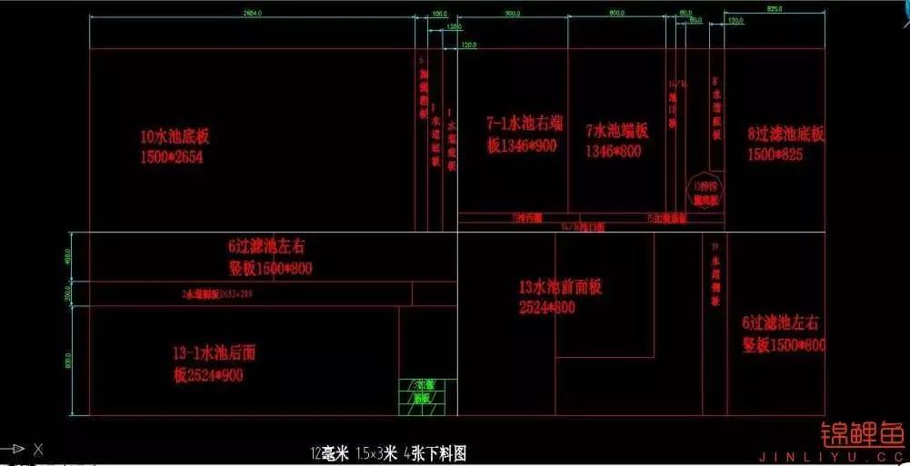pp塑料锦鲤池,pp板材焊锦鲤池
