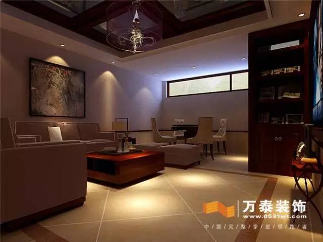 济南300平方别墅中式装修设计图,济南漫山香墅别墅装修