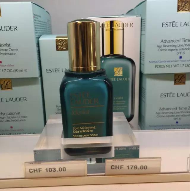 护肤品机场免税店比专柜便宜多少,巴黎机场免税店护肤品价格表