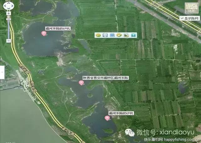 西安灞河钓鱼钓点,灞河路亚白条的钓点