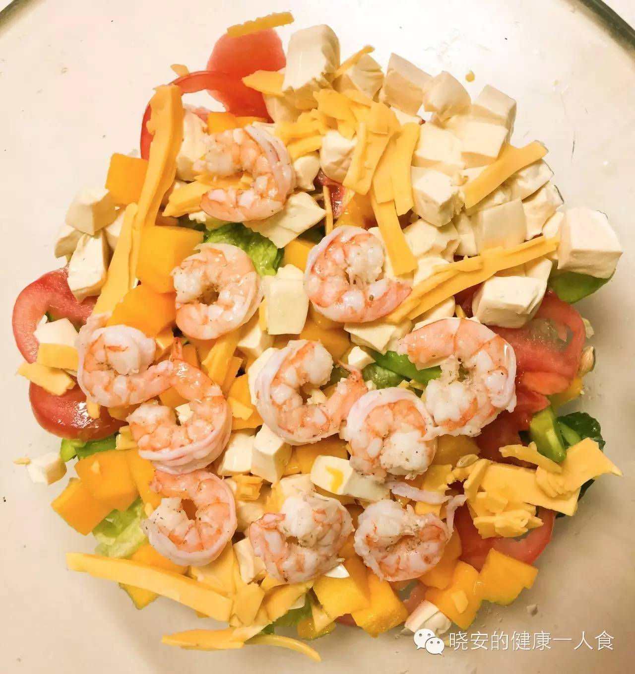 芒果爱上豆腐！虾扯啦～