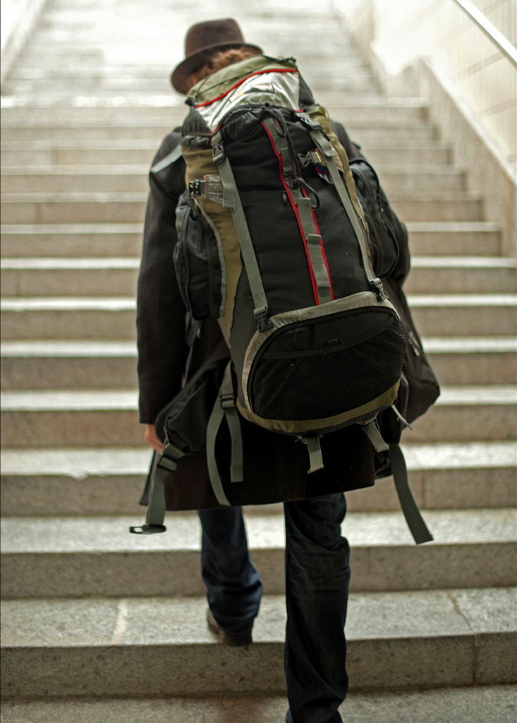 “我溜达着就到了”