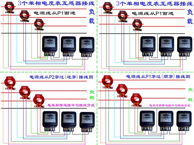 低压电工电表接线正确接法图解,实操电工电表接线图
