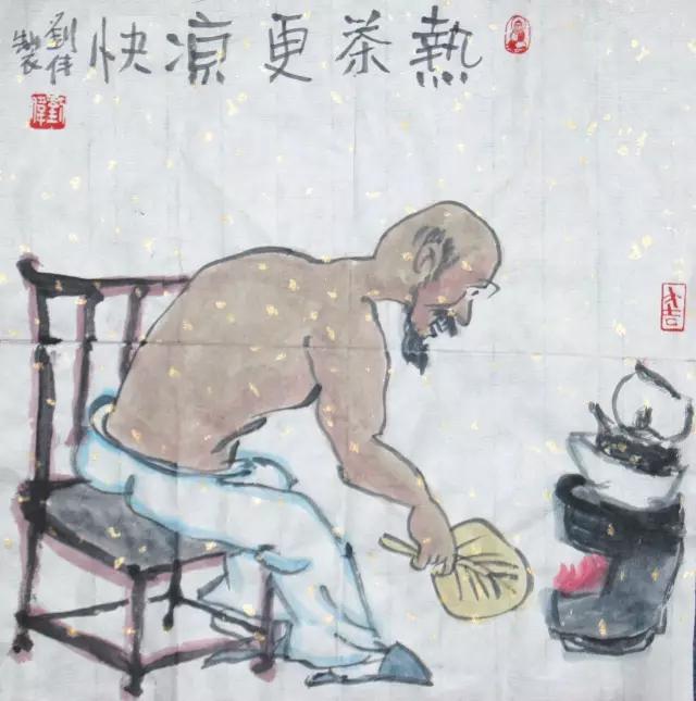 怪异又惊艳的水墨漫画人物,水墨漫画作品欣赏