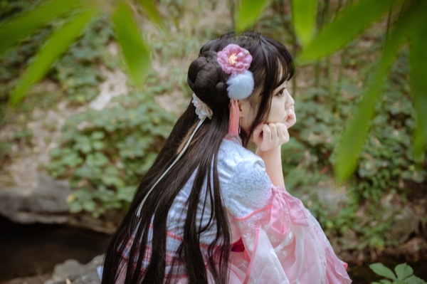 花千骨cos小花千骨,花千骨cosplay小骨