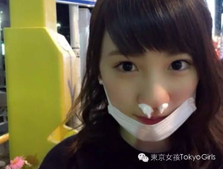 日本女性口罩细节,摘下口罩的日本妹子真容