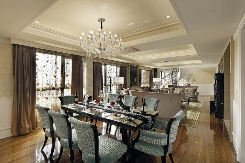 2023最新款吊顶效果图简单大气,客厅不吊顶装修效果图