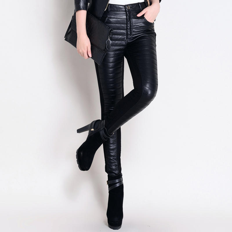 保暖百搭皮裤,加绒防风皮裤