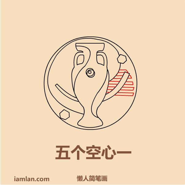 足球画欧洲杯,简单足球世界杯的画图片