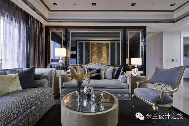 美式风格装修样板房效果图,美式装修风格样板房案例