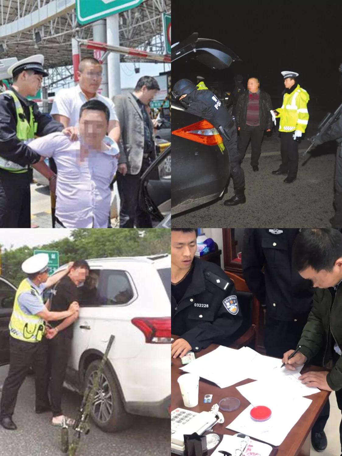 高速交警在服务区坚守岗位,我在岗高速交警坚守岗位