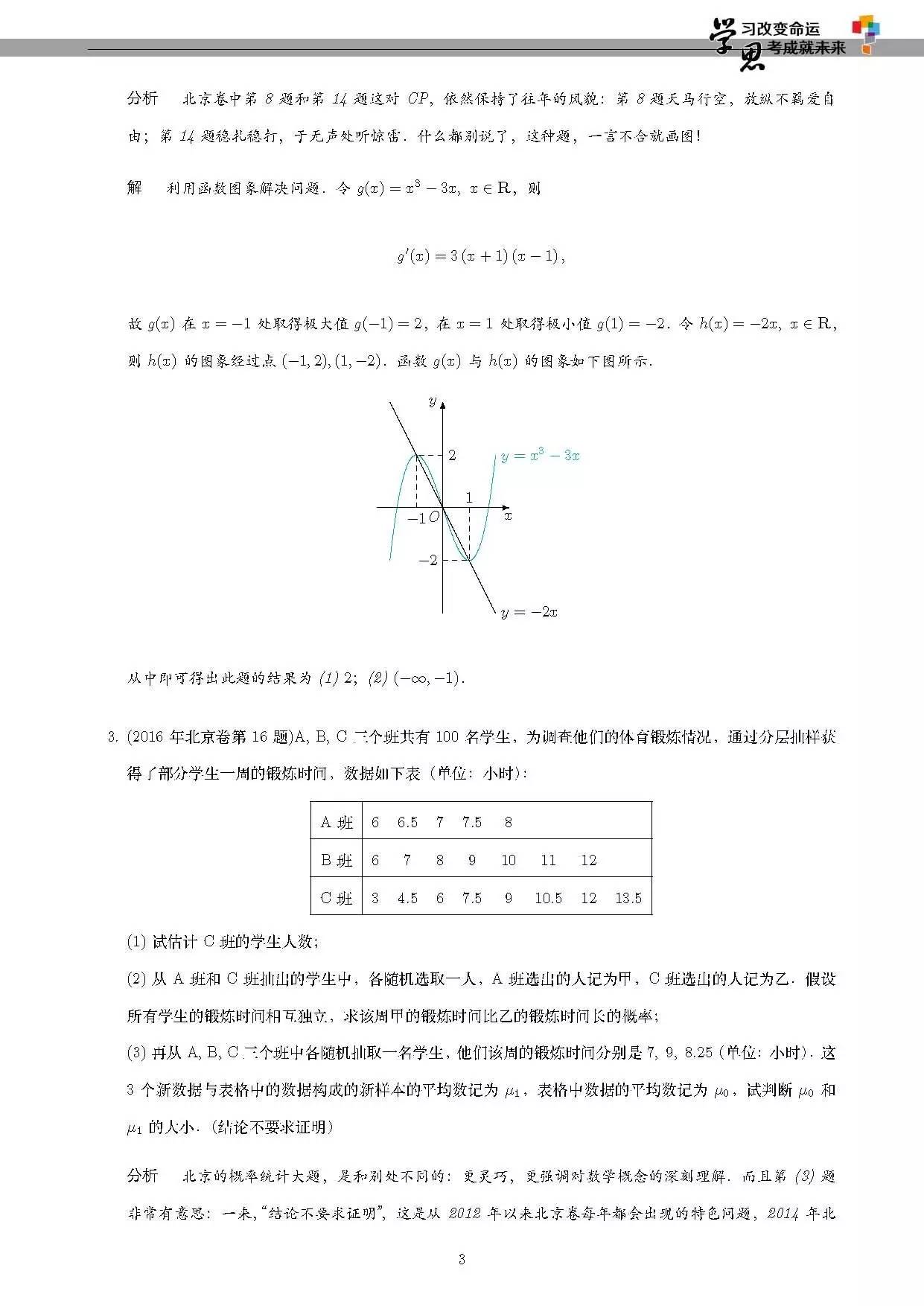 2017年高考北京卷数学,2020年北京卷高考数学解析几何