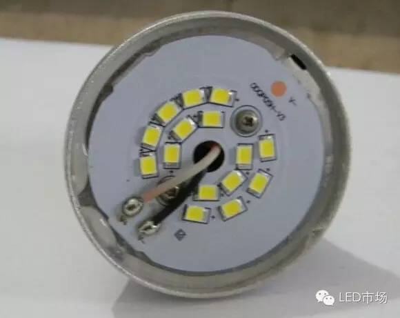 拆解5w节能灯,球泡灯拆解视频