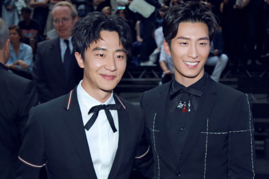 井柏然男装周放大招这美少女战士同款刘海可不是闹的