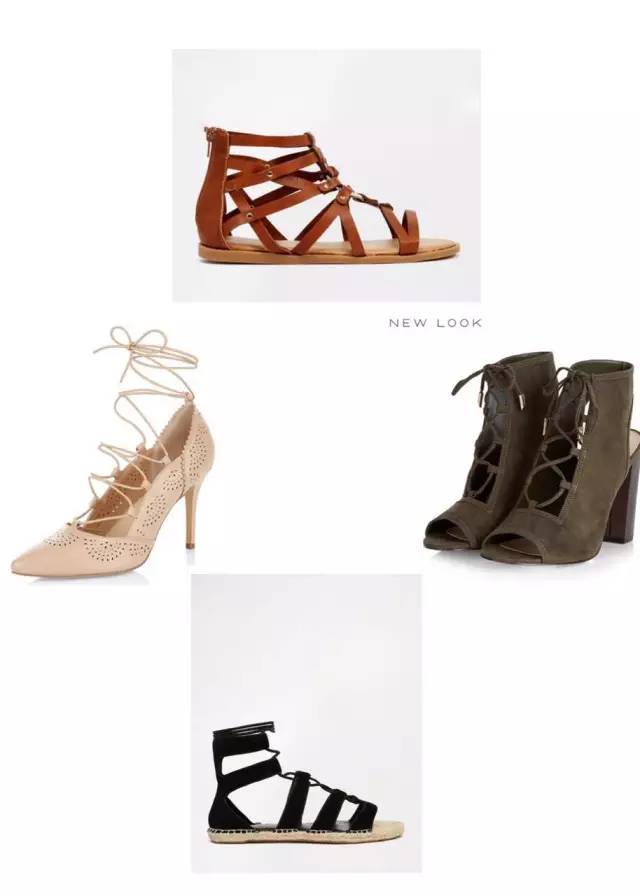 夏季必备三款潮鞋女生穿,仙女风交叉绑带鞋