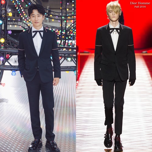 井柏然男装周放大招这美少女战士同款刘海可不是闹的