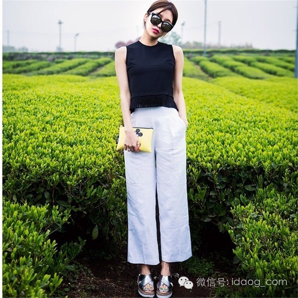显高有型阔腿裤,胖mm大码有型阔腿裤