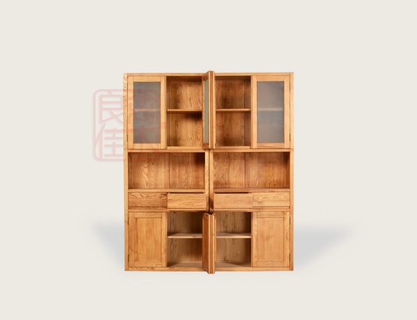 橡木书柜价格多少钱,白橡木整墙书柜价格