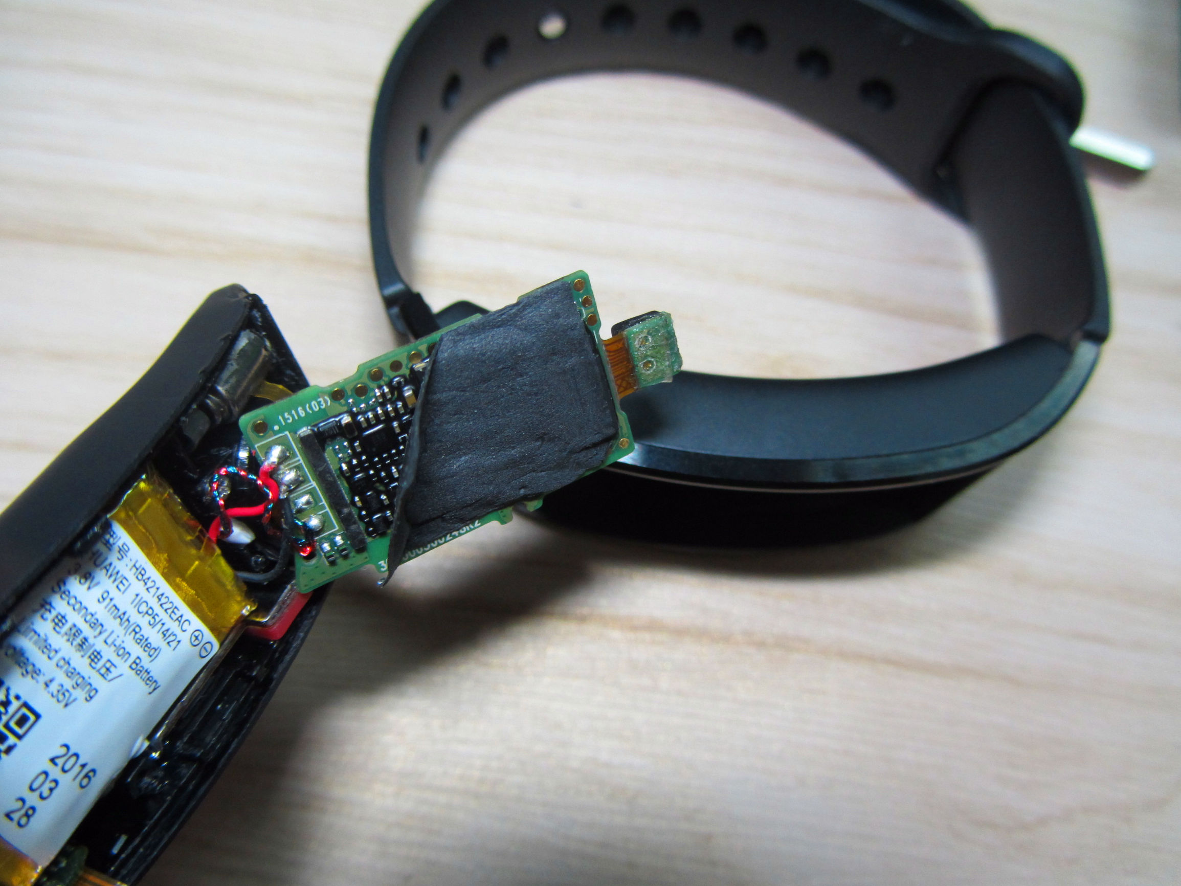 华为b3手环拆解视频,华为b3手环拆机教程