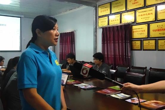 重庆电视台实地采访报道海博科技五色彩桂培育基地